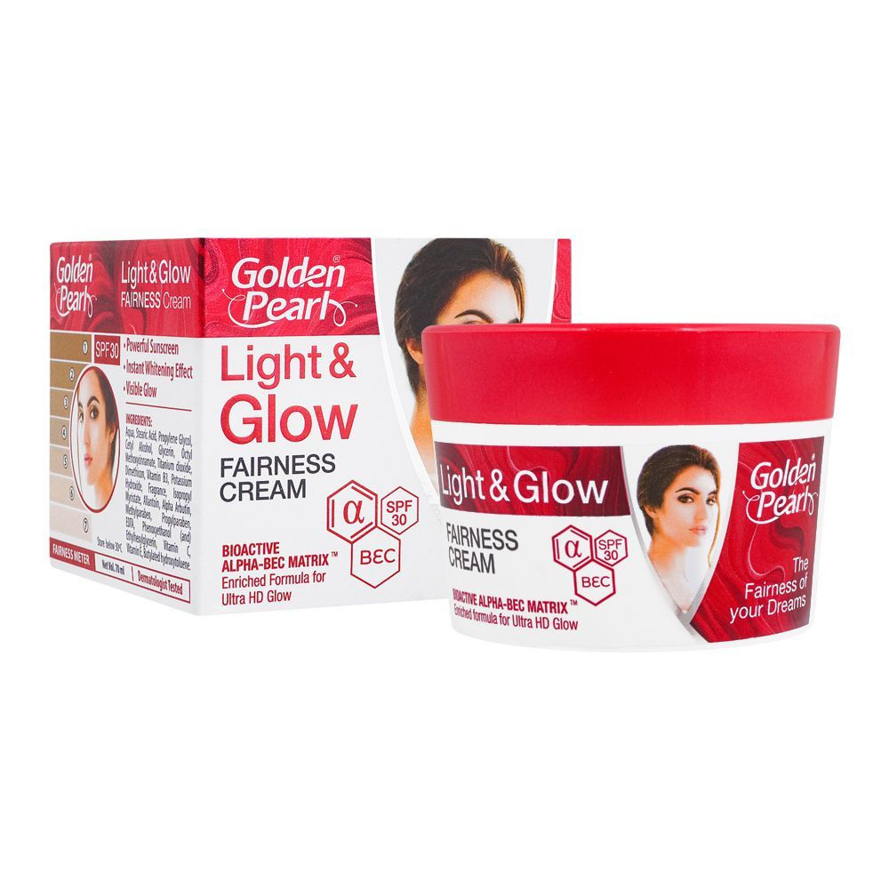 GOLDEN PEARL LIGHT & GLOW CREAM JAR